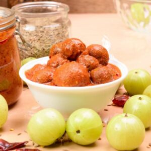 Amla Pickle (ఉసిరికాయ పచ్చడి)