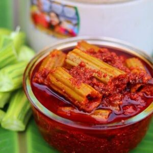 Munakkaya Pickle (మునక్కాయ పచ్చడి)